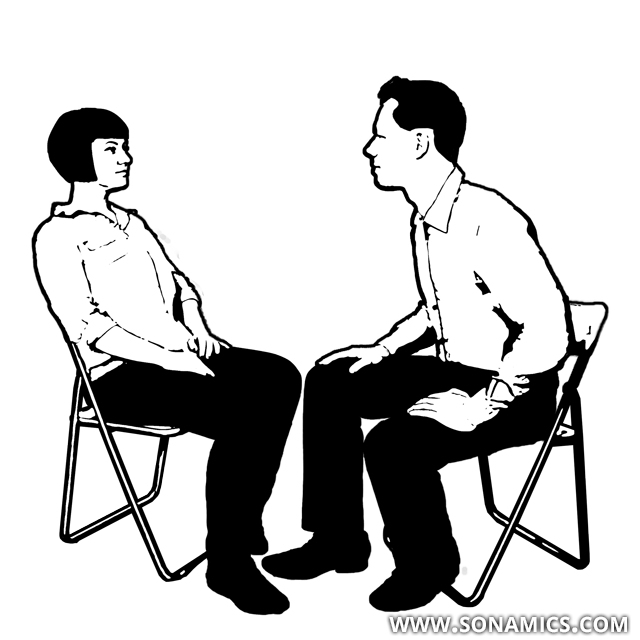 Körpersprache sitzhaltung mann